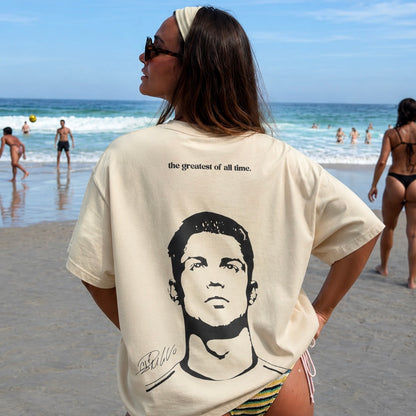 Oversized unisex T-shirt - THE GOAT 🐐