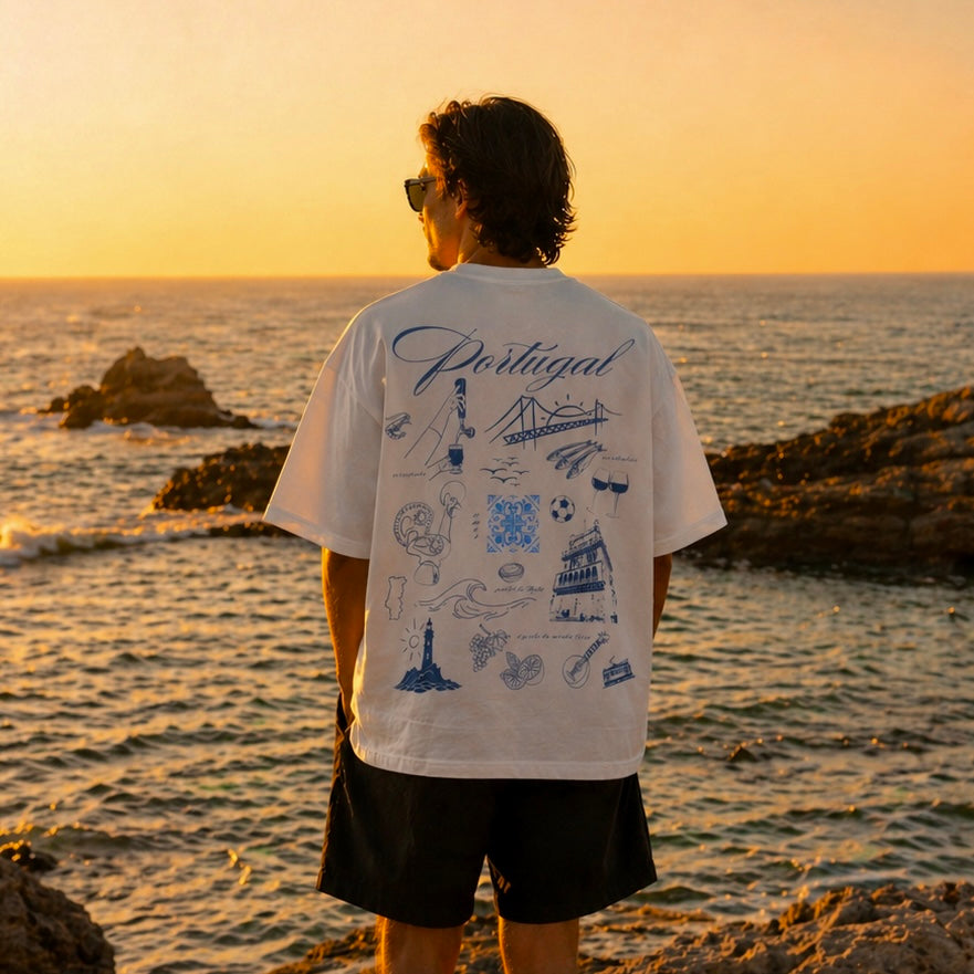 Oversized unisex T-shirt - PORTUGAL 🇵🇹