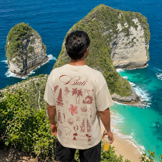 Oversized Unisex T-shirt - BALI 🌸