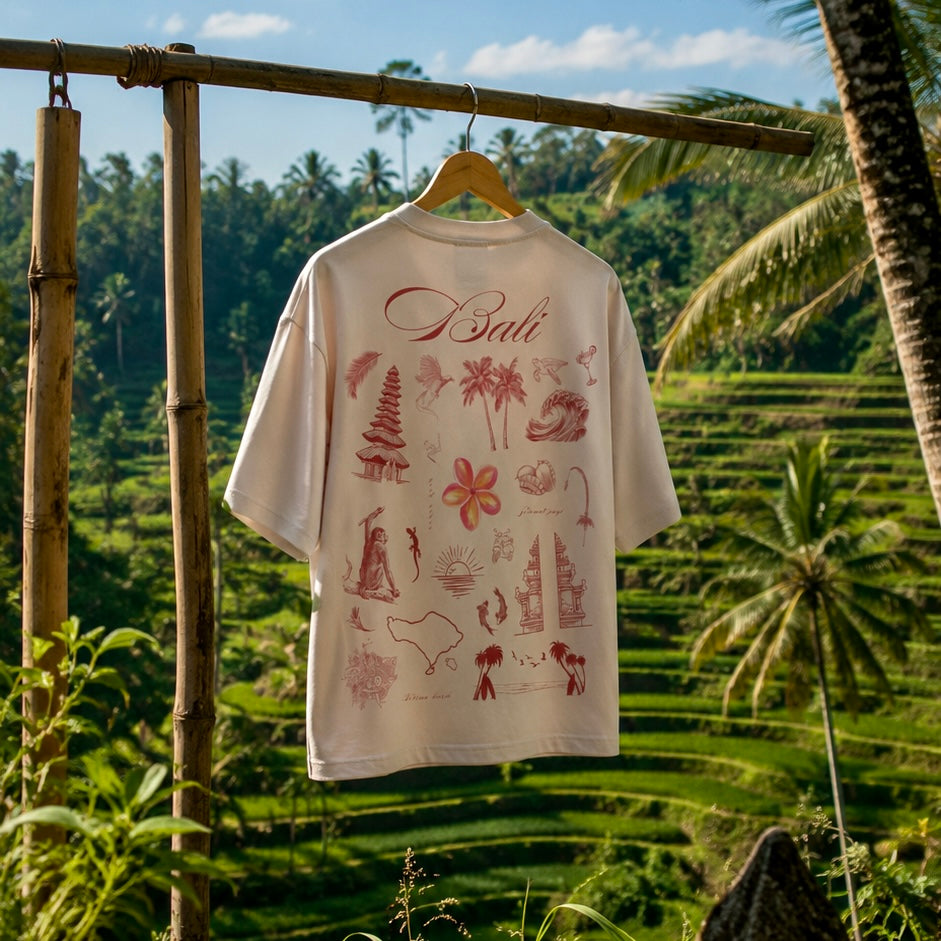 Oversized Unisex T-shirt - BALI 🌸