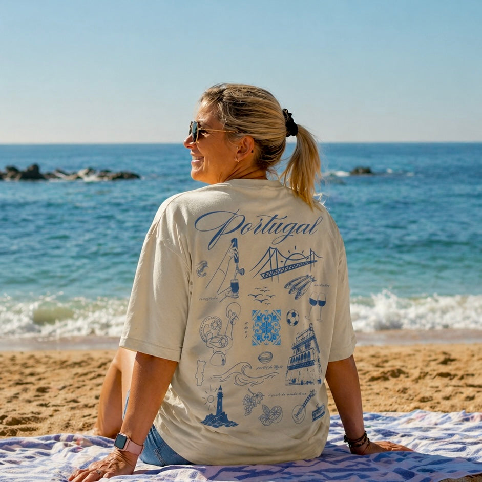 Oversized unisex T-shirt - PORTUGAL 🇵🇹