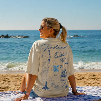 Oversized unisex T-shirt - PORTUGAL 🇵🇹